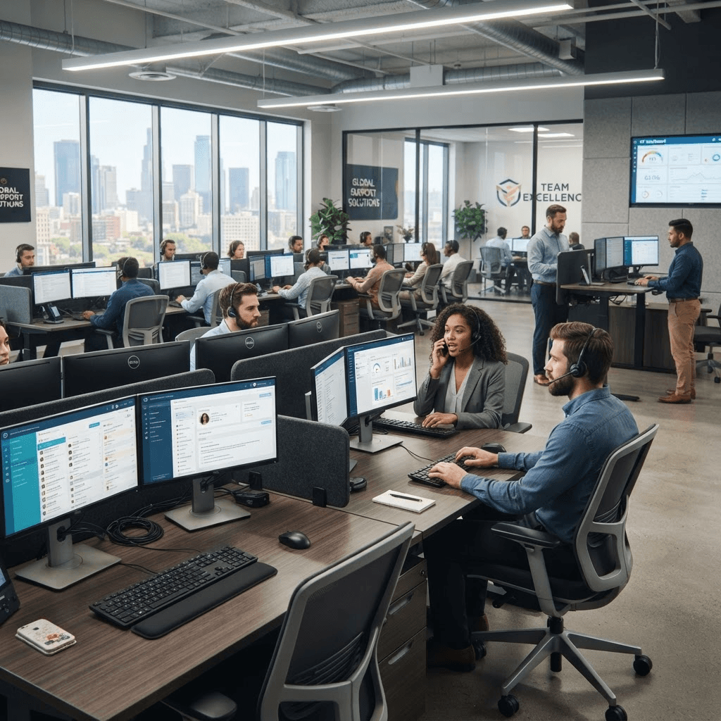 Central de atendimento profissional